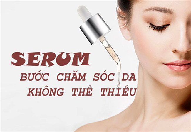 Serum dưỡng da rất quan trọng cho lộ trình chăm sóc da